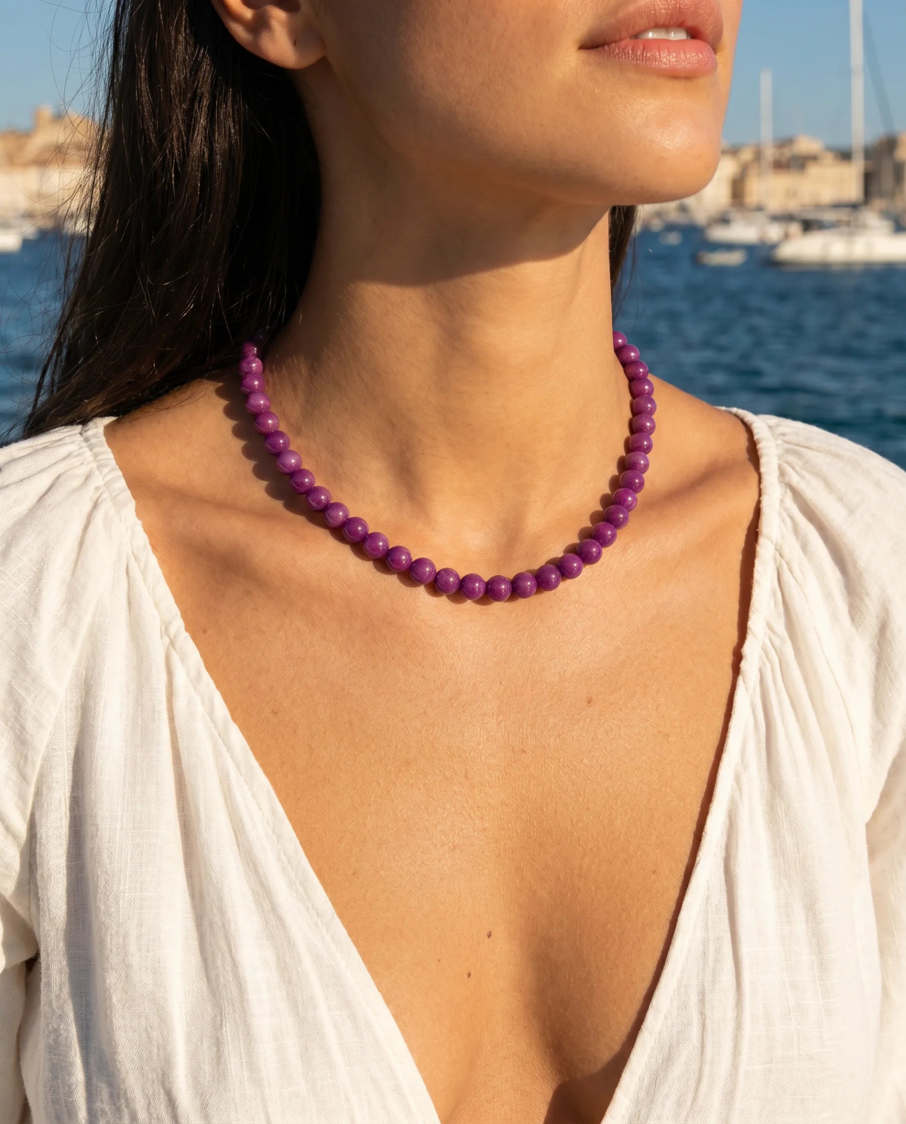 Collier Violet — Melimai